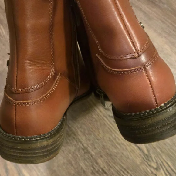 Franco Sarto Brown Leather Boots - Picture 5 of 8